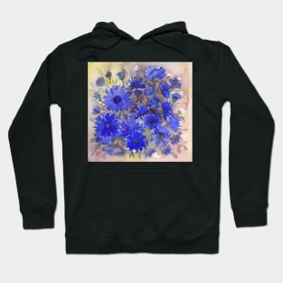 My Little Blue Flower Hoodie